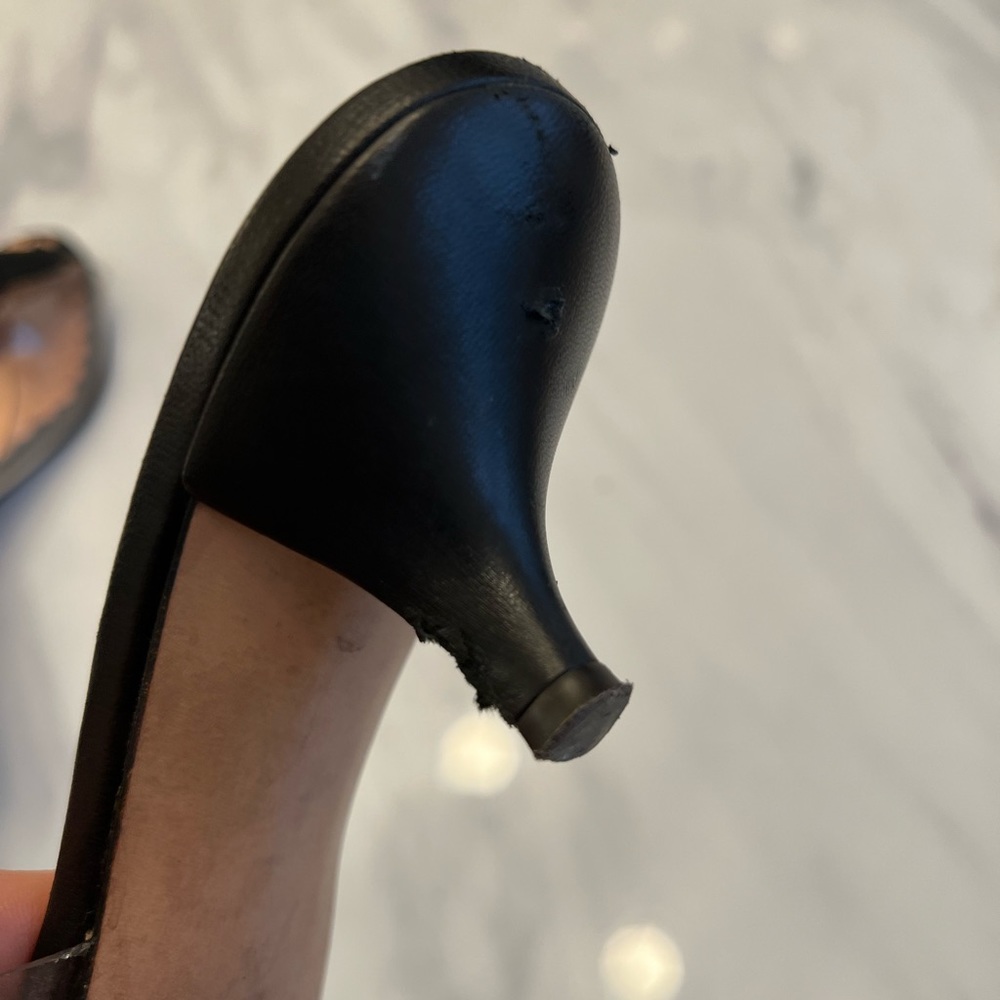 Moschino Kitten Heel Slides View 5